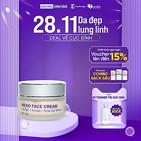 Kem meso tái tạo mô da The Gentinol 0221 hỗ trợ phục hồi, cải thiện độ dàn hồi và làm chậm tiến trình lão hóa da 15g