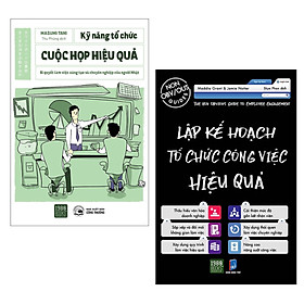 Hình ảnh Combo Sách Kỹ Năng Làm Việc Hiệu Quả Để Thành Công: Kỹ Năng Tổ Chức Cuộc Họp Hiệu Quả - Bí Quyết Làm Việc Chuyên Nghiệp và Sáng Tạo Của Người Nhật + Lập Kế Hoạch Tổ Chức Công Việc Hiệu Quả