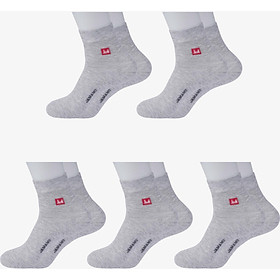 Combo 5 Đôi Tất Nam Vớ Nam Cổ Dài Sợi Cotton Cao Cấp Chống Hôi Chân, Không Xù, Không Bai Dão (Cùng Màu)