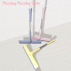 Mua Cây gạt nước có tay cầm silicon làm sạch đa năng không trơn trượt để lau cửa sổ / gương / kính ( tặng vỉ dán tường inox to )
