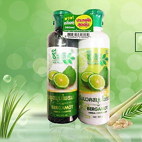 CẶP DẦU GỘI + XẢ CHANH 2 CHAI 360ML TINH CHẤT CHANH MỌC TÓC NHANH, GIẢM GÀU