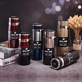Bình Giữ Nhiệt Inox 304 Xinlang 800ml Gam màu ngẫu nhiên DRU-Hàng Chính Hãng
