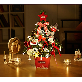 Mua Cây thông noel nhí 40cm phong cách hàn quốc Cây Thông Trang Trí Giáng Sinh