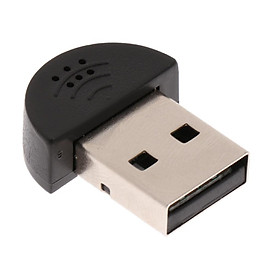 Super Mini USB2.0 Microphone Audio Receiver Mic for Laptop Voice Recognition