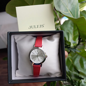 Đồng hồ nữ dây da Julius Ja-732