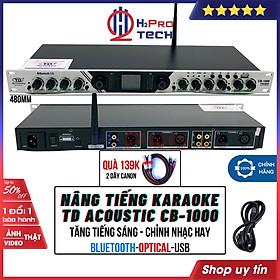 Hình ảnh Nâng tiếng karaoke, Nâng tiếng TD Acoustic CB-1000 cao cấp, Bluetooth-Optical-USB-Chỉnh Âm Hay (tặng dây)- H2pro Tech-Hàng chính hãng