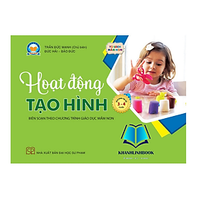Sách Hoạt động tạo hình - Sách mầm non cho trẻ 3 - 4 tuổi