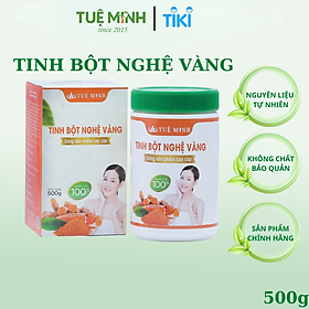 Tinh bột nghệ vàng nguyên chất Tuệ Minh cao cấp 1 hộp 0,5kg