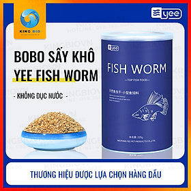 Bobo sấy khô Yee Fish Worm thức ăn đạm cao, giàu dinh dưỡng cho cá cảnh