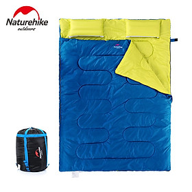Túi Ngủ Đôi Naturehike 2 Người Kèm Gối SD15M030-J (Có thể tách rời thành 2 túi ngủ đơn)