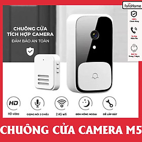 Mua Chuông Cửa Thông Minh M5 Mới Camera An Ninh Gia Đình Chuông Điện Thoại Gọi Điện Không Dây Wifi