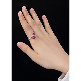 Nhẫn bạc phong thủy – Hạt lựu Chalcedony CMPKNHHL - Bạc Ý 990 chạm khắc tinh xảo - Phong cách Retro sang trọng, quý phái - mang vượng khí tốt, tiền tài, niềm vui và may mắn cho người đeo - Free size