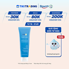 Sữa rửa mặt dưỡng trắng cao cấp Hada Labo Premium Cleanser Radiance 100g