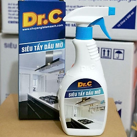 Siêu tẩy dầu mỡ nhà bếp Dr.C Tẩy mọi loại dầu mỡ cứng đầu, vệ sinh bếp siêu tốc - 500ML