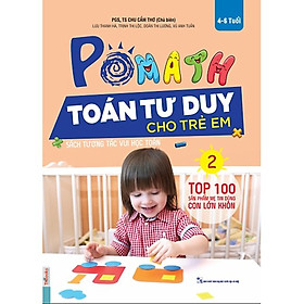 Hình ảnh POMath - Toán Tư Duy Cho Trẻ Em 4-6 Tuổi (Tập 2)  (Tặng Bookmark độc đáo)