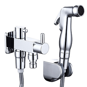 CVBAB toilet flusher pressurized spray gun faucet copper three-way angle valve one into two out double angle valve bidet set CV3117
