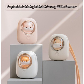 Mua Quạt mini du hành gia hình thú cưng White Summer