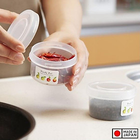 Set 2 chiếc hộp đựng thực phẩm tròn Inomata Handy Pot 150ml - Made in Japan