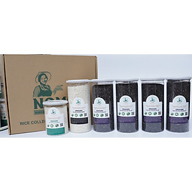 Combo Gạo Tím Đen Hắc Mễ OrSaFarm Black Rice – Gạo Thực Dưỡng Giảm Cân 6 Cấp Độ