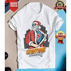 (SIÊU PHẨM) Áo Thun Ông Già Noel SUPER MAN Siêu Độc | Santa Claus Superman Tshirt