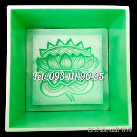 Mua Khuôn ép xôi hình vuông hoa sen - Loại 9 cm - Mã số 1572
