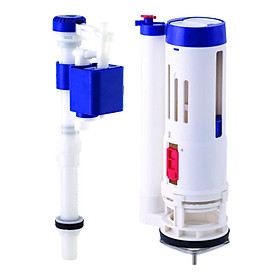 Mua Bộ xả thùng nước dùng cho bồn cầu 1 khối (liền khối) VS2208-Smart round 3 win 2 nút nhấn (được lựa chọn 1 trong 07 nút nhấn) cột xả cao 150mm - Cột xả cao 150mm - 2 nút nhấn LB07