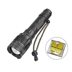 XHP70 Mini Zoomable Focus Long Shot Flashlight LED Torch for Outdoor Home Use