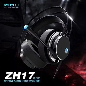 Mua Tai nghe Gaming ZIDLI ZH17 (Sound 7.1   Led RGB chớp tắt  Điều khiển trên dây) - Tai nghe game - Hàng Chính Hãng