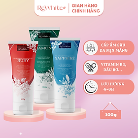 Sữa dưỡng thể REWHITEZ hương nước hoa  – Cấp ẩm sâu, nuôi dưỡng da trắng sáng đều màu, hộp 1 tuýp 100g