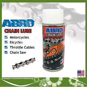Xịt dưỡng sên xích xe máy Abr0 Chain Lube Green Networks Group ( 1 chai )
