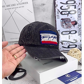 Nón kết, mũ lưỡi trai Tom phối vải jeans form đẹp thời trang đường phố