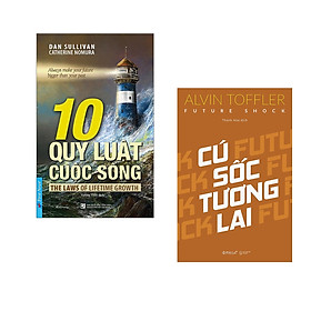 Hình ảnh Combo 2 cuốn sách: 10 Quy Luật Cuộc Sống + Cú sốc tương lai