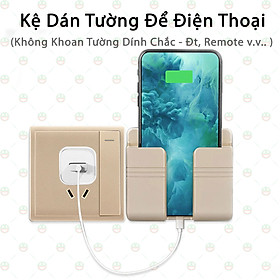 Mua  Tiện Lợi  Kệ Dán Tường KhoNCC Treo Điện Thoại  Remote  Dây điện  Hàng Chính Hãng Không Cần Khoan Tường - KDHS-9910-KDTDDT (Nhiều màu)