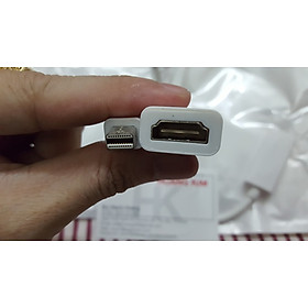 Cáp Chuyển đổi cổng Mini Displayport ra cổng HDMI dùng để kết nối máy tính với tivi, máy chiếu - Hàng chính hãng