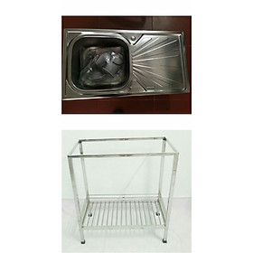 Mua CHẬU RỬA CHÉN INOX  CAO CẤP CÓ CHÂN