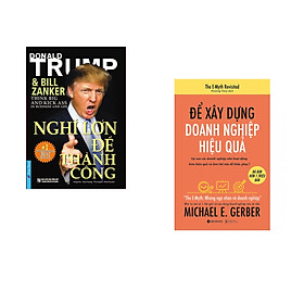 Combo 2 cuốn sách: Nghĩ Lớn Để Thành Công + Để xây dựng doanh nghiệp hiệu quả