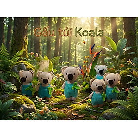 Gấu Koala_Thú bông len