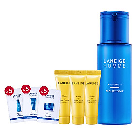Bộ Sữa Dưỡng Ẩm Laneige Homme Active Water Moisturizer (125ml)