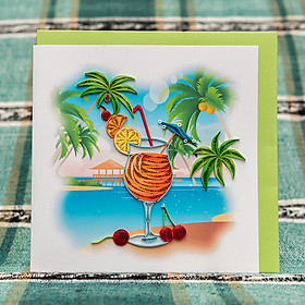 Thiệp Giấy Xoắn Sinh Nhật - CNBD1515.