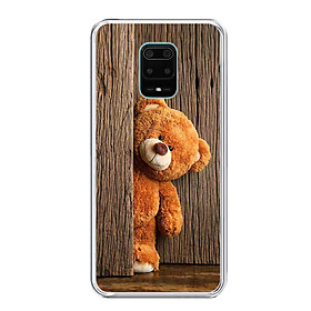 Ốp lưng điện thoại XIAOMI REDMI NOTE 9S / NOTE 9 PRO - Silicon dẻo - 0136 TEDDY - Hàng Chính Hãng