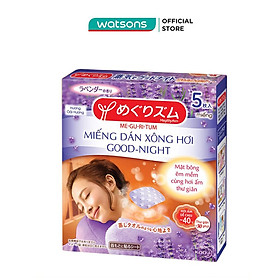 Miếng Dán Nóng Xông Hơi Megrhythm Good-Night Patch Oải Hương 5 Miếng