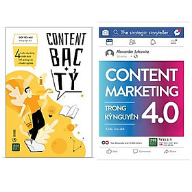 [Download Sách] Combo 2 cuốn cẩm nang dành cho dân Content: Content Marketing Trong Kỷ Nguyên 4.0 + Content Bạc Tỷ