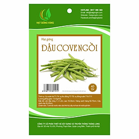 Combo 2 gói Hạt giống Đậu Cove ngồi Golden Seeds 40 Gr