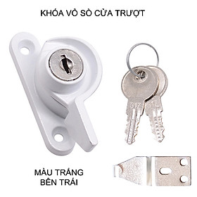 Mua 01 Khóa cửa vỏ sò bằng hợp kim kẽm  dùng cho cửa sổ trượt  lùa kèm 2 chìa khóa