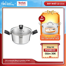 Nồi inox đáy từ Tefal Simpleo B9054695 24cm - Hàng chính hãng