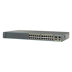 Mua Thiết Bị Chuyển Mạch WS-C2960+24PC-S Cisco Catalyst 2960 Plus 24 10/100 PoE + 2 T/SFP LAN Lite - Hàng Nhập Khẩu
