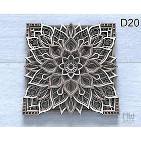 Mua Tranh gỗ nhiều lớp Mandala