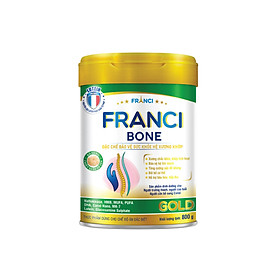 Sữa bột FRANCI BONE GOLD lon 800g - Bảo vệ sức khỏe hệ xương khớp