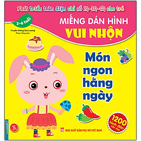 Miếng Dán Hình Vui Nhộn - Món Ngon Hằng Ngày (2-6 Tuổi)