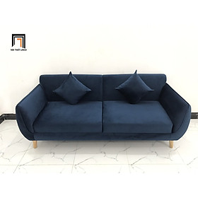 Mua Ghế sofa băng dài phòng khách CV xanh đen vải nhung nhiều kích cỡ